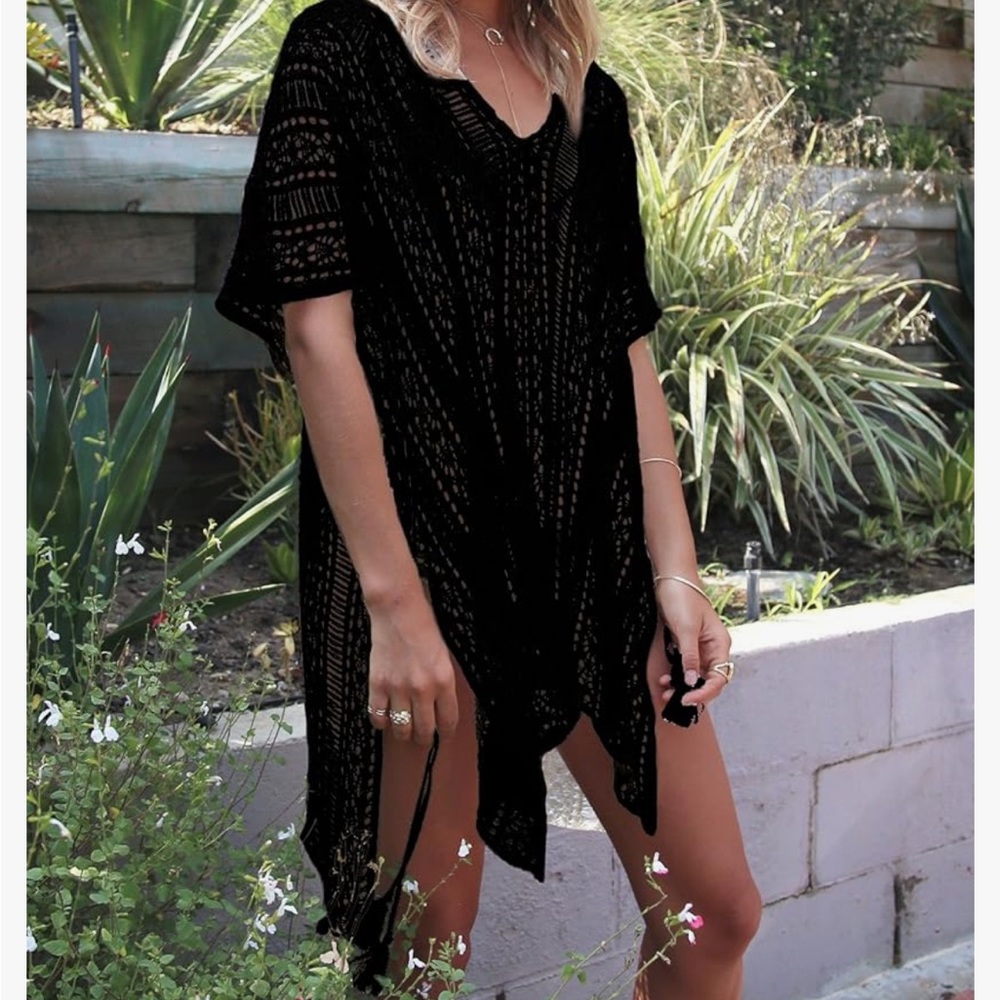 Black Swimsuit Cover